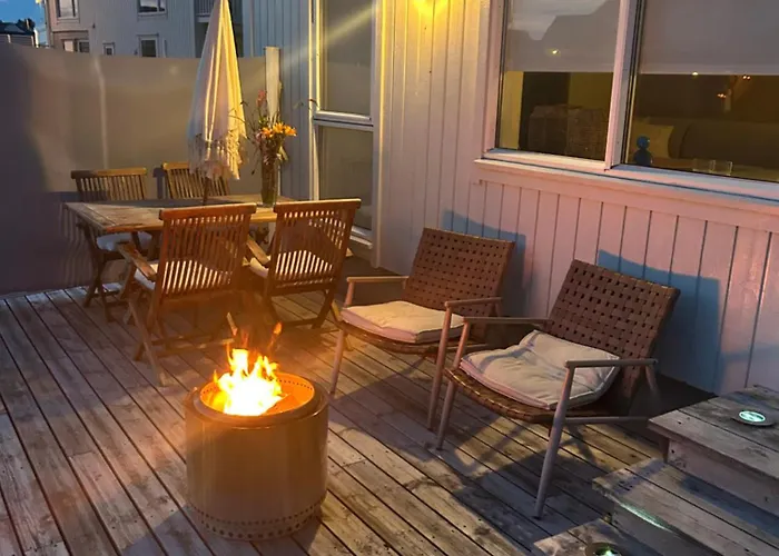 Flott Leilighet, 1 Etasje Med Nydelig Sjoutsikt
